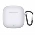 Microsonic Huawei FreeBuds SE 3 Kılıf Askılı Mat Silikon Beyaz 1