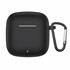Microsonic Huawei FreeBuds SE 3 Kılıf Askılı Mat Silikon Siyah 1