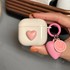 Microsonic Huawei FreeBuds SE 3 Kılıf Süslü Kalp Desenli Pembe 2