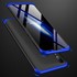 Microsonic Huawei Honor 10 Lite Kılıf Double Dip 360 Protective Siyah Mavi 5