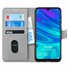 Microsonic Huawei Honor 10 Lite Kılıf Fabric Book Wallet Gri 1