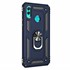 Microsonic Huawei Honor 10 Lite Kılıf Military Ring Holder Lacivert 2