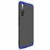 Microsonic Huawei Honor 20 Kılıf Double Dip 360 Protective Siyah Mavi 2