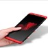 Microsonic Huawei Mate 10 Pro Kılıf Double Dip 360 Protective Siyah Kırmızı 5