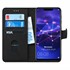 Microsonic Huawei Mate 20 Lite Kılıf Fabric Book Wallet Siyah 1