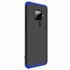 Microsonic Huawei Mate 30 Lite Kılıf Double Dip 360 Protective Siyah Mavi 2
