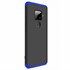 Microsonic Huawei Mate 30 Lite Kılıf Double Dip 360 Protective Siyah Mavi 2