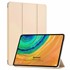 Microsonic Huawei MatePad 10 4 Kılıf Slim Translucent Back Smart Cover Gold 1