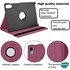 Microsonic Honor Pad X8 Pro Kılıf 360 Rotating Stand Deri Gümüş 4