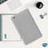 Microsonic Huawei MatePad T10 Kılıf Transparent Soft Beyaz 3