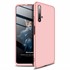 Microsonic Huawei Nova 5T Kılıf Double Dip 360 Protective Rose Gold 1