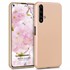 Microsonic Matte Silicone Huawei Nova 5T Kılıf Gold 1