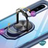 Microsonic Huawei P Smart 2019 Kılıf Grande Clear Ring Holder Siyah 4