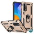 Microsonic Huawei P Smart 2021 Kılıf Military Ring Holder Rose Gold 8