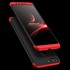 Microsonic Huawei P Smart Kılıf Double Dip 360 Protective Siyah Kırmızı 5