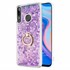 Microsonic Huawei P smart Z Kılıf Glitter Liquid Holder Mor 1