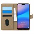 Microsonic Huawei P20 Lite Kılıf Fabric Book Wallet Gold 1