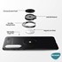 Microsonic Huawei P30 Kılıf Kickstand Ring Holder Siyah 5