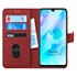 Microsonic Huawei P30 Lite Kılıf Fabric Book Wallet Kırmızı 1