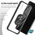 Microsonic Huawei P30 Lite Kılıf Grande Clear Ring Holder Kırmızı 5