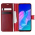 Microsonic Huawei P40 Lite E Kılıf Delux Leather Wallet Kırmızı 1