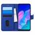 Microsonic Huawei P40 Lite E Kılıf Fabric Book Wallet Lacivert 1