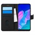 Microsonic Huawei P40 Lite E Kılıf Fabric Book Wallet Siyah 1