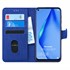 Microsonic Huawei P40 Lite Kılıf Fabric Book Wallet Lacivert 1