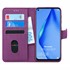 Microsonic Huawei P40 Lite Kılıf Fabric Book Wallet Mor 1