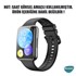 Microsonic Huawei Watch Fit 2 Kordon Silicone Sport Band Siyah 2