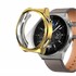 Microsonic Huawei Watch GT 3 Pro 43mm Seramik Kılıf 360 Full Round Soft Silicone Gold 1