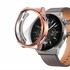 Microsonic Huawei Watch GT 3 Pro 43mm Seramik Kılıf 360 Full Round Soft Silicone Rose Gold 1