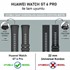 Microsonic Huawei Watch GT 6 Pro 46mm Kordon Silicone SwiftBands Mavi 3