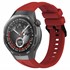 Microsonic Huawei Watch GT5 Pro 46mm Kordon Silicone SwiftBands Kırmızı 3