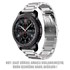 Microsonic Samsung Galaxy Watch 6 Classic 43mm Metal Stainless Steel Kordon Gümüş 2
