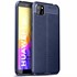Microsonic Huawei Y5P Kılıf Deri Dokulu Silikon Lacivert 1