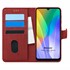 Microsonic Huawei Y6P Kılıf Fabric Book Wallet Kırmızı 1