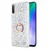 Microsonic Huawei Y6P Kılıf Glitter Liquid Holder Gümüş 1