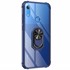 Microsonic Huawei Honor 8A Kılıf Grande Clear Ring Holder Lacivert 2