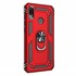 Microsonic Huawei Y7 2019 Kılıf Military Ring Holder Kırmızı 2