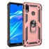 Microsonic Huawei Y7 2019 Kılıf Military Ring Holder Rose Gold 1