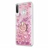 Microsonic Huawei P40 Lite E Kılıf Glitter Liquid Holder Pembe 2