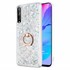 Microsonic Huawei Y8P Kılıf Glitter Liquid Holder Gümüş 1