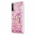 Microsonic Huawei P Smart S Kılıf Glitter Liquid Holder Pembe 2