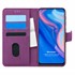 Microsonic Huawei Y9 Prime 2019 Kılıf Fabric Book Wallet Mor 1