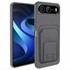 Microsonic TECNO Spark 40 5G Kılıf PocketPro Litchi Gri 1