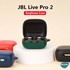 Microsonic JBL Live Pro Plus Kılıf Askılı Mat Silikon Koyu Yeşil 5