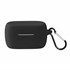 Microsonic Jabra Elite 4 Kılıf Askılı Mat Silikon Siyah 1