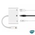 Microsonic Lightning to Ethernet USB Adapter Kablo iPhone iPad USB Ethernet Dönüştürücü Adaptör Beyaz 3