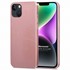 Microsonic Matte Silicone Apple iPhone 14 Kılıf Rose Gold 1